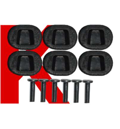 Kit Caucho Akt Tvs Apache Flex Prensa Y Cauchos Remaches Set