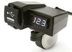Cargador Voltimetro Usb Con