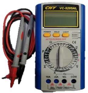 Tester Digital Azul Luz Led